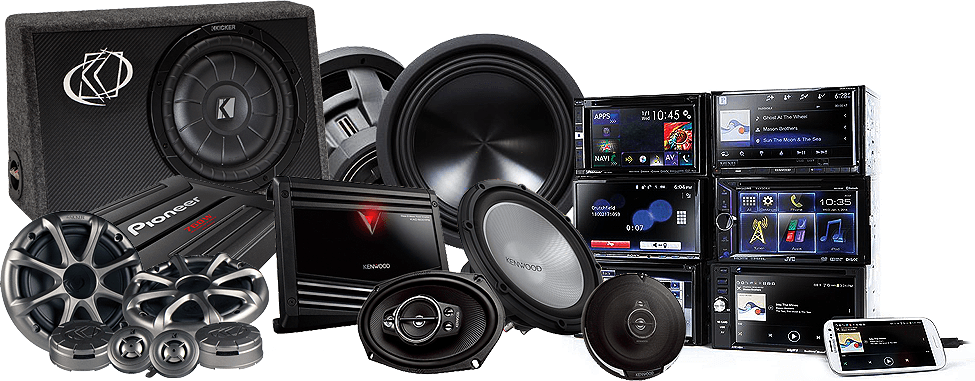 Audio Zone Speakers Subwoofers Bass Amplifiers Components DVD Navigation iPhone Android Integration